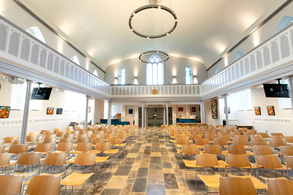 Interior view of the newly refurbished Christ Church Downend